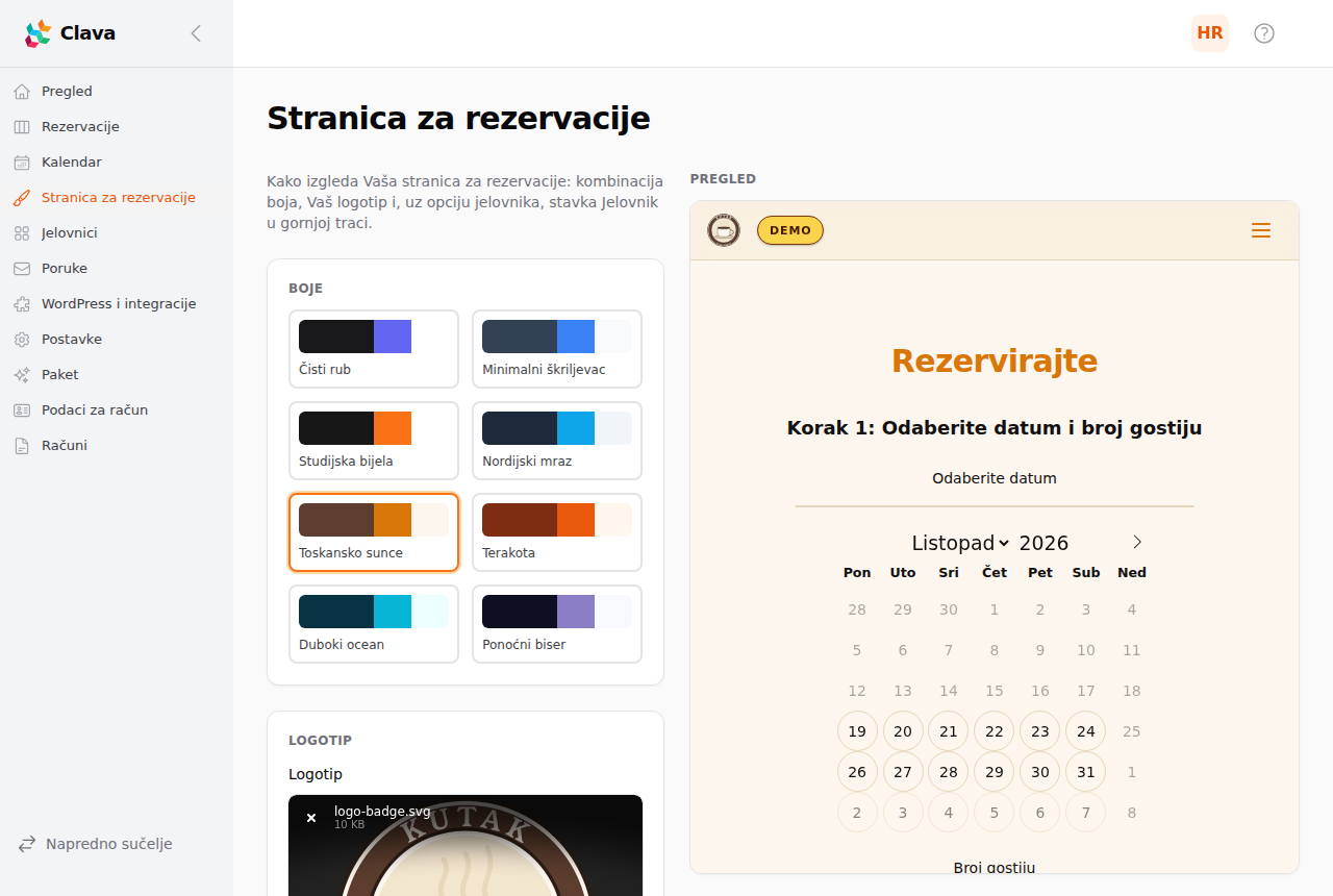Vaša web stranica zadržava svoj izgled